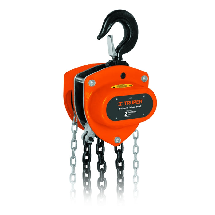 TECLE TRUPER CADENA 2 TON X 3 MTS # POL-2  (POLI-2)  (16826)