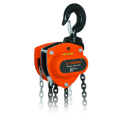 TECLE TRUPER CADENA 3 TON X 3 MTS # POL-3  (POLI-3)  (16827)