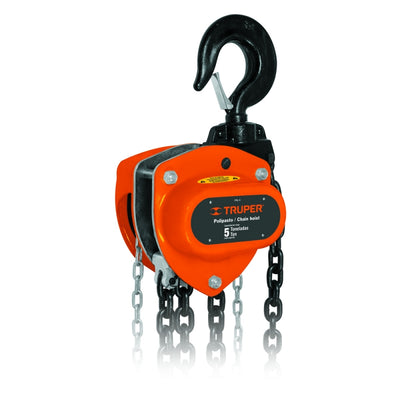 TECLE TRUPER CADENA 5 TON X 3 MTS # POL-5 ( POLI-5)  (16828)