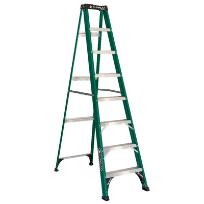 Escalera de tijera de Fibra de Vidrio 2,44 m Cuprum