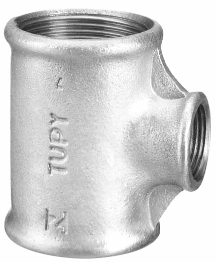 TEE GALV. RED 2.1/2 X 2   TUPY (ISO 9002)