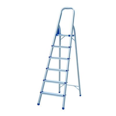 Escalera Tipo Tijera Aluminio 1.69Mt 6Pl #Jcb-06 (Jca-06) (Of)