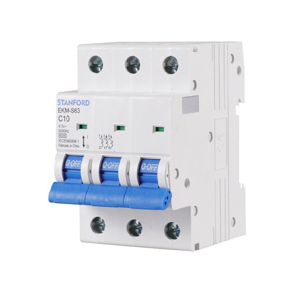 Interruptor Automático 6KA C. 3X10A(12) (4/60) STANFORD