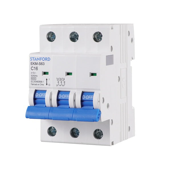 Interruptor Automática 6KA C. 3X16A(12) (4/60) STANFORD