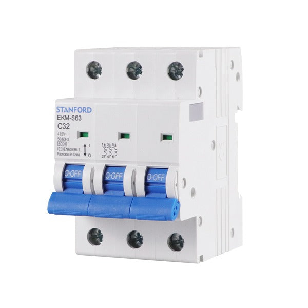 Interruptor Automático 6KA C. 3X32A(12) (4/60) STANFORD