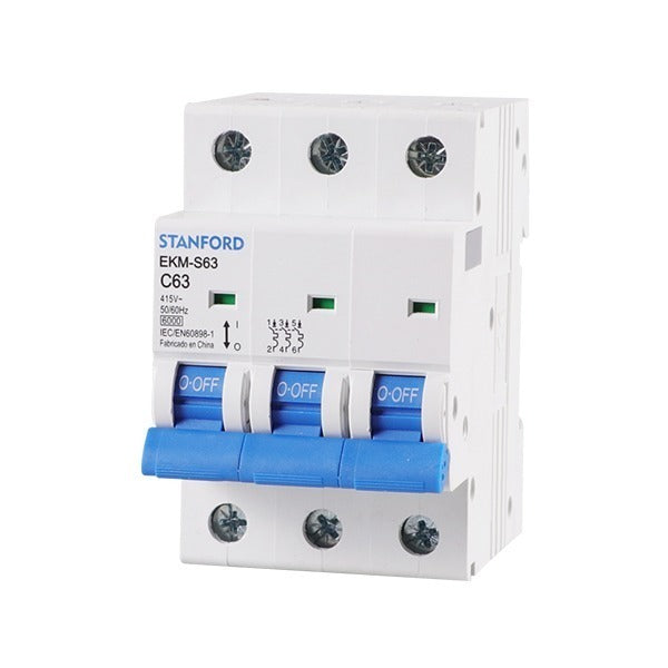 Interruptor Automático 6KA C. 3X63A(8) (4/60) STANFORD