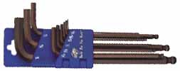 LLAVE ALLEN CROSSMAN # 66198  1/16-3/8" - 9 PZ.T/BOLA LARGA