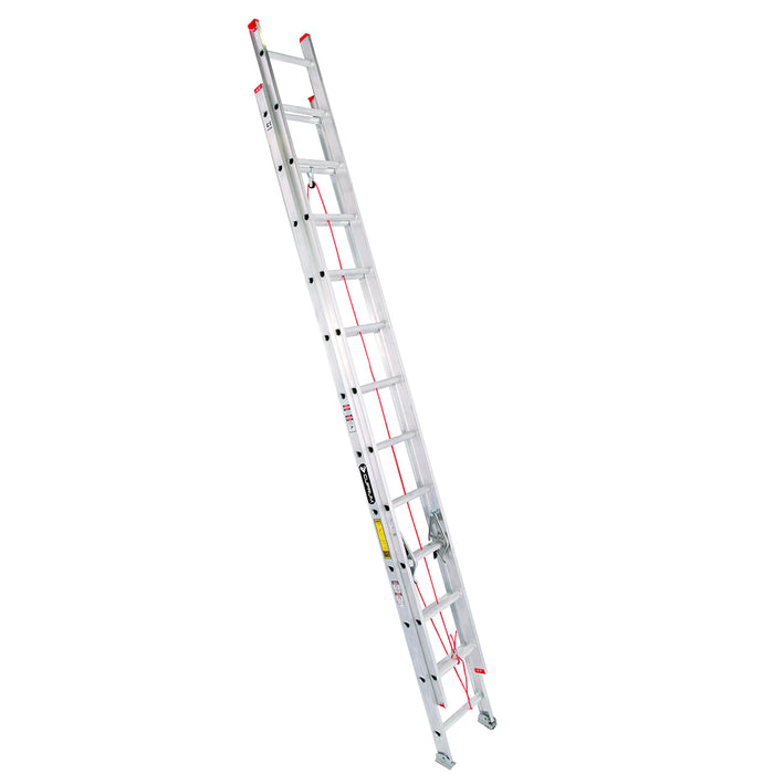 Escalera Telescópica de Aluminio 6,40 m - 24 Peldaños - Sin Marca