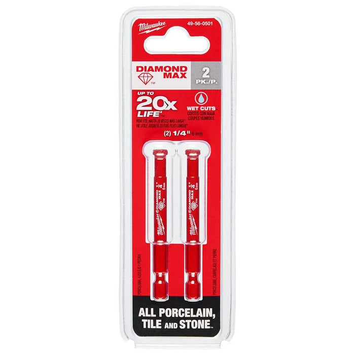 KIT 2 BROCAS DIAMANTE 1/4"(49-56-0501)