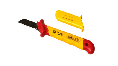 CUCHILLO PARA ELECTRICISTA RECTO CON PROTECCION , LARGO 180MM ,VDE 1000V(10275180)