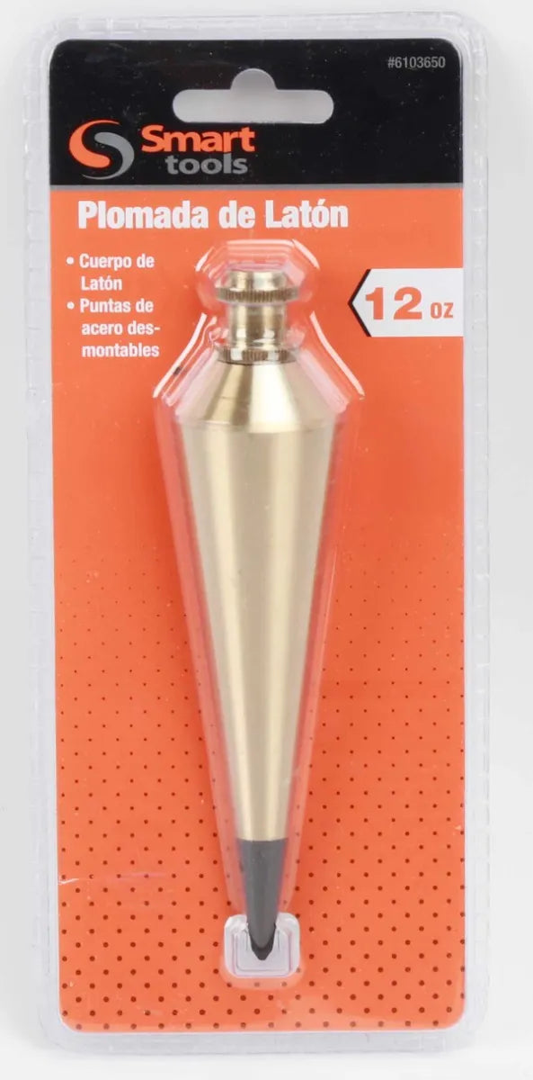 PLOMADA DE BRONCE DE 12 OZ.