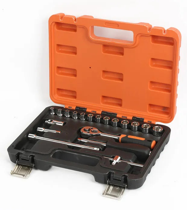 JGO. DADOS [] 1/4 DE 4 A 14 MM. (19 PZS.)