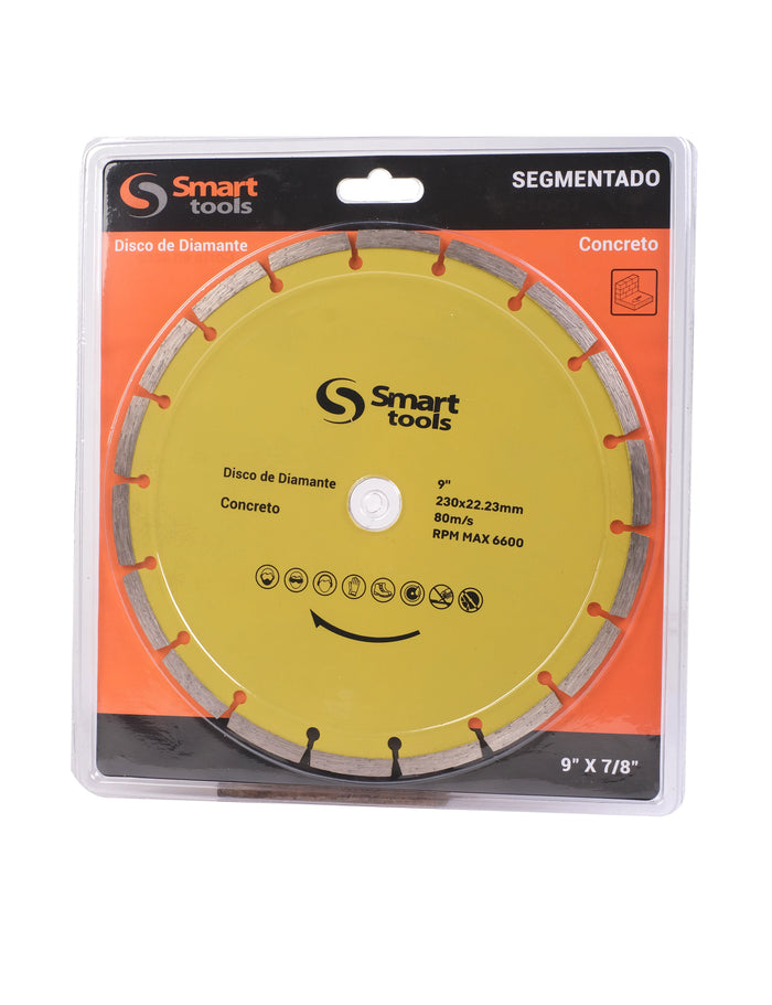 DISCO DIAMANTADO EN SECO 9'' X 7.5MM