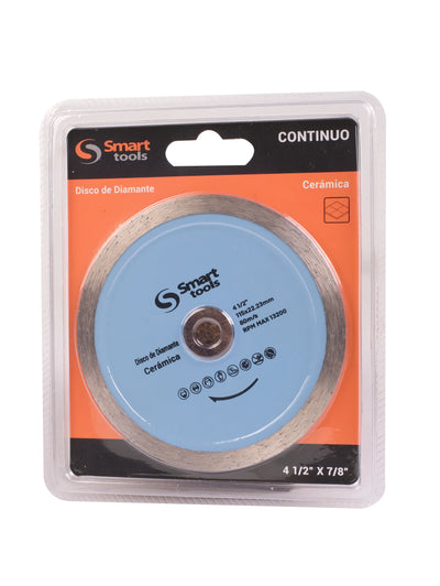DISCO DIAMANTADO CORTE HUMEDO 4 1/2'' X 22MM
