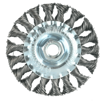 Grata Circular Acero Trenzado 4" M14X2