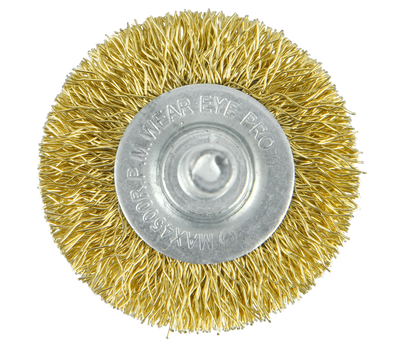 Grata Circular Acero Ondulado 1 1/2" C/Vastago