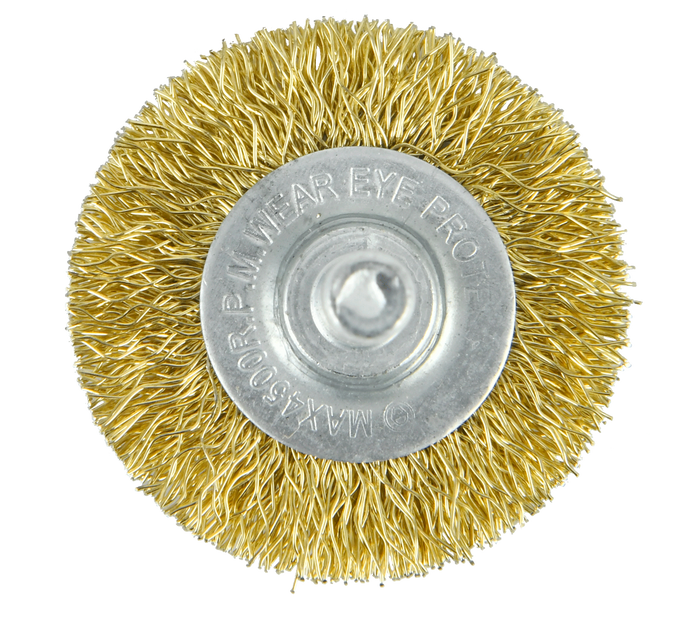 Grata Circular Acero Ondulado 1 1/2" C/Vastago
