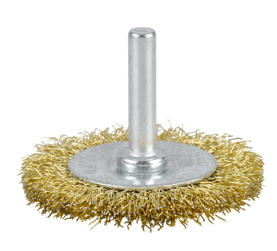 Grata Circular Acero Ondulado 2" C/Vastago
