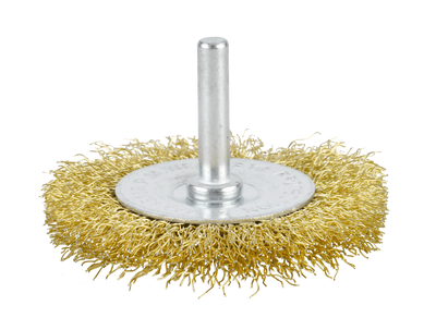 Grata Circular Acero Ondulado 2 1/2" C/Vastago