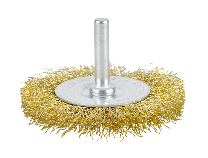Grata Circular Acero Ondulado 2 1/2" C/Vastago