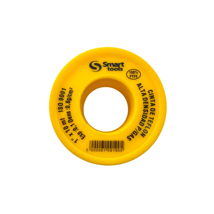 TEFLON (ROLLO) 1 X 10 MT AMARILLO P/GAS