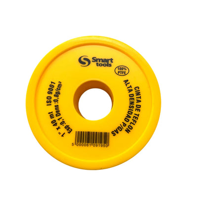 TEFLON (ROLLO) 1 X 40 MT AMARILLO P/GAS