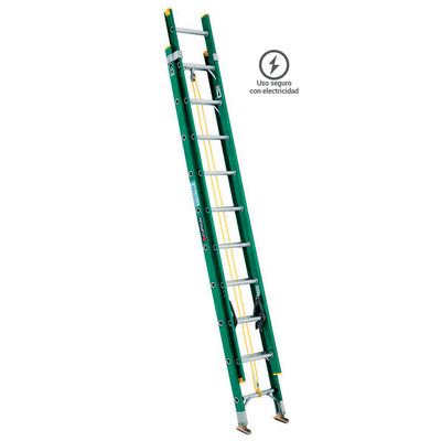 Escalera telescópica de Fibra de Vidrio 5,18 m Cuprum