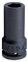 Llave Dado Impacto Largo Hans 3/4 Dr 6 Pta. 25 Mm(Of)