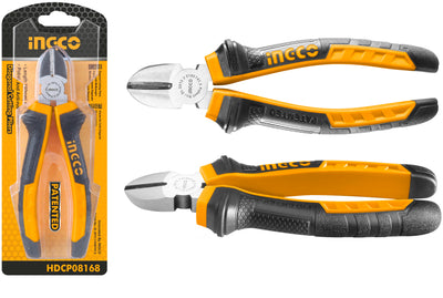 ALICATE INGCO - 160 MM /6 CORTE DIAGONAL # HDCP08168