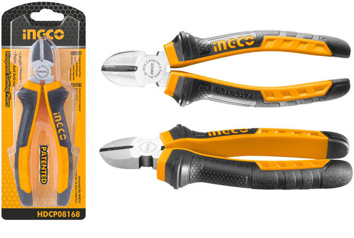 ALICATE INGCO - 160 MM /6 CORTE DIAGONAL # HDCP08168