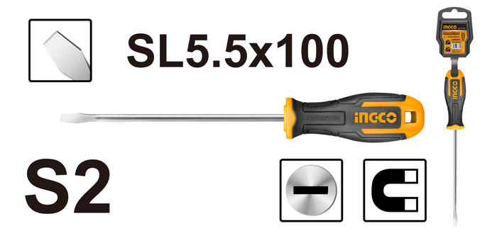 ATORNILLADOR INGCO CARPINTERO 5,5 x100 MM # HS685100(OF)