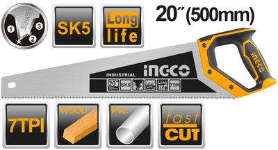 SERRUCHO INGCO DIENTES PRECISION 3 FILOS 20 # HHAS28500