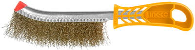 ESCOBILLA INGCO CERDA ALAMBRE LATONADO M/PLASTICO  # HWB02250