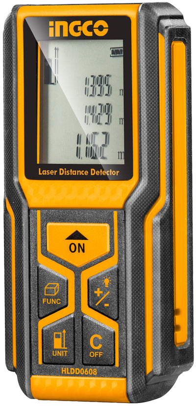 MEDIDOR DISTANCIA INGCO CON LASER 0,05-60 MTS. # HLDD0608