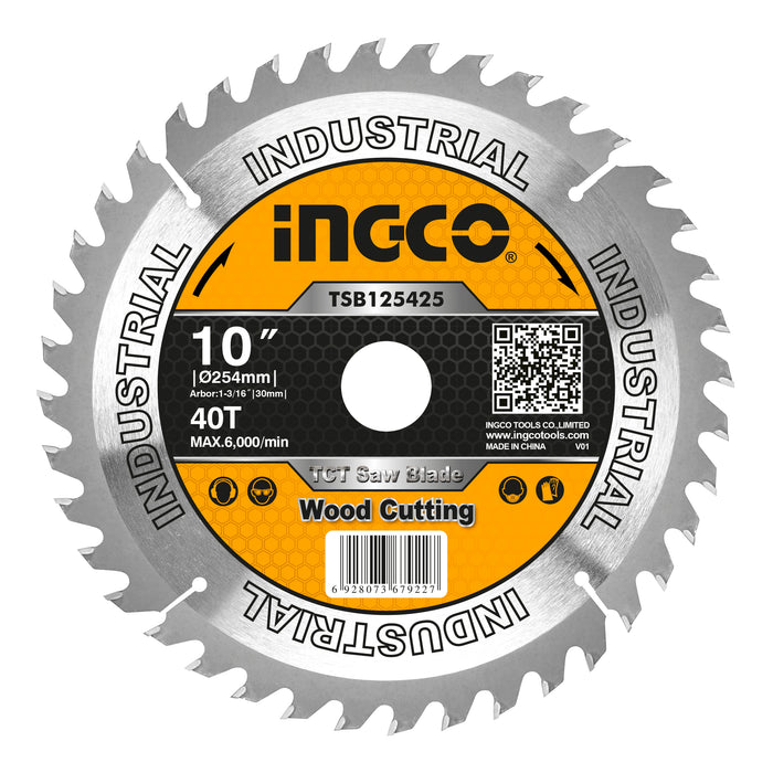 SIERRA CIRCULAR INGCO P/MADERA 10 X 40 DTS.# TSB125425