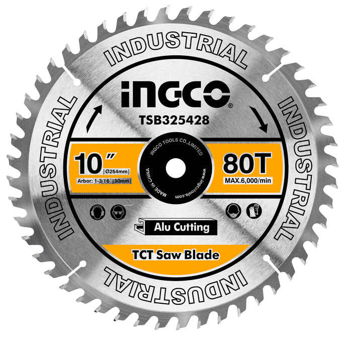 SIERRA CIRCULAR INGCO P/ALUMINIO 10 X 80 DTS.# TSB325428