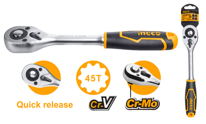 LLAVE CHICHARRA INGCO 1/2 MANGO ANTIDESLIZANTE # HRTH0812