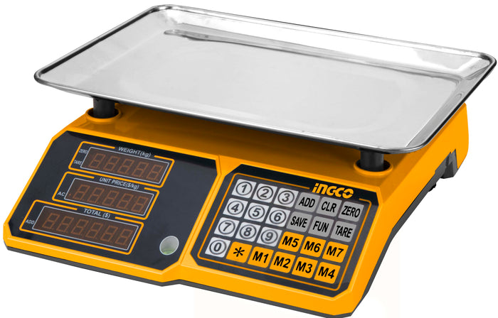 BALANZA DIGITAL INGCO CARGA MAXIMA 30 KILOS  #HESA3303