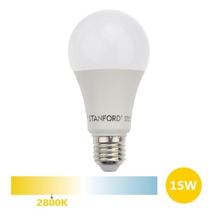 Ampolleta LED A60 Clasica 15W/2800K/E27 STANFORD