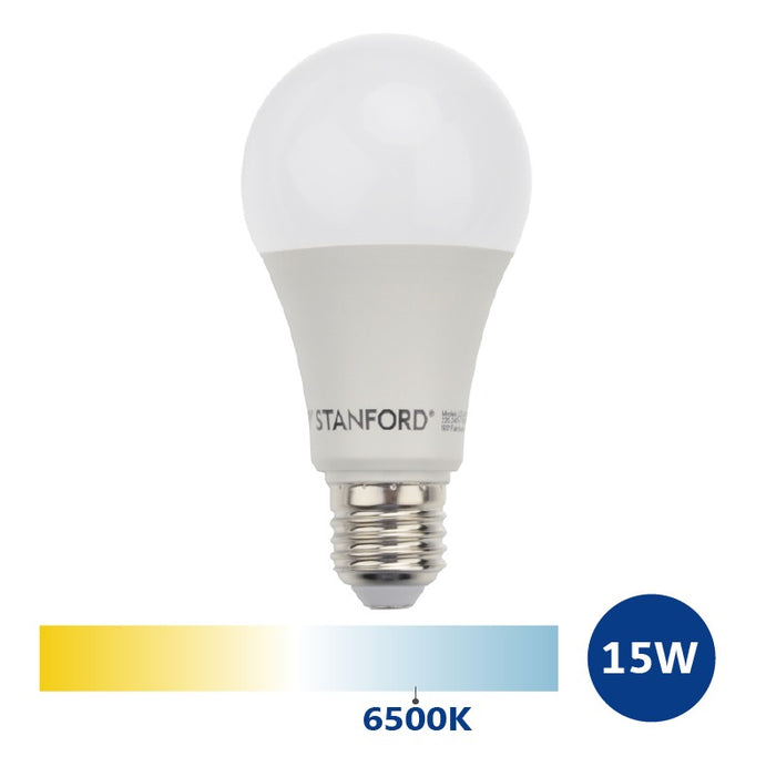 Ampolleta LED A60 Clasica 15W 6500K E-27 STANFORD