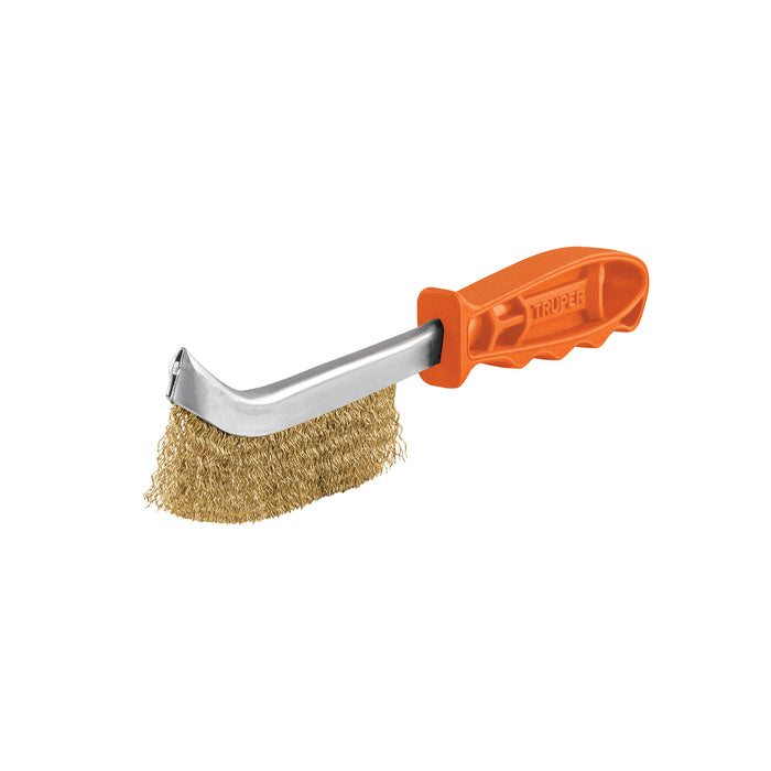 Escobilla Acero Curvo Truper C/Mango # CEA-10 10" (11540)