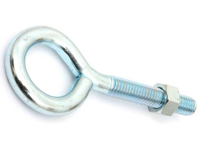 Perno Ojo con Tuerca y Golilla Zincado - 1/4" a 1/2"