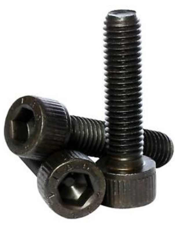 Perno Parker Cilíndrico Grado 8.8 Negro Métrico - M4 a M20