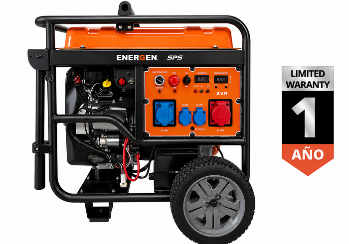 GENERADOR A GASOLINA MONO 220V / TRIF 380V 12000W CONEXION ATS ENERGEN