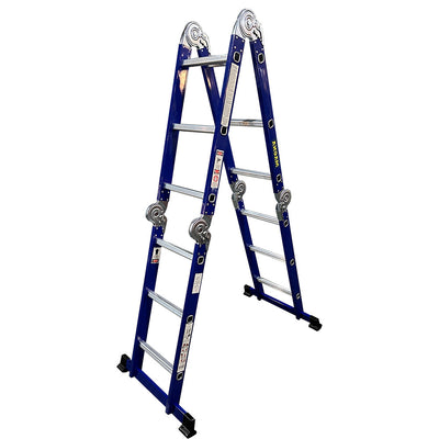 Escalera multipropósito articulada de Acero Magna Plus