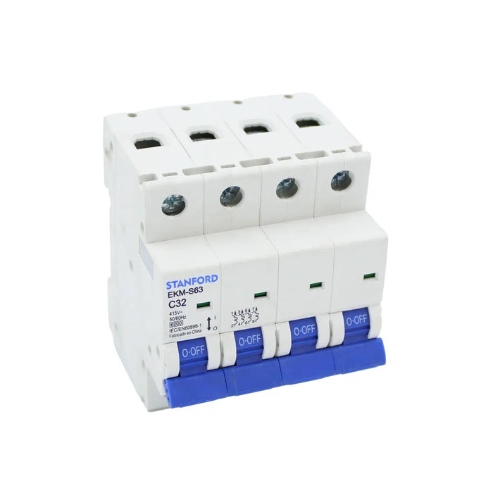 Interruptor Automático 6KA C. 4X32A(8) (4/60) STANFORD