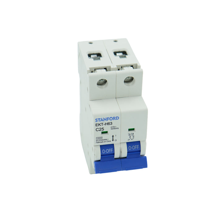 Interruptor Automático 10KA Curva C 2X25A STANFORD