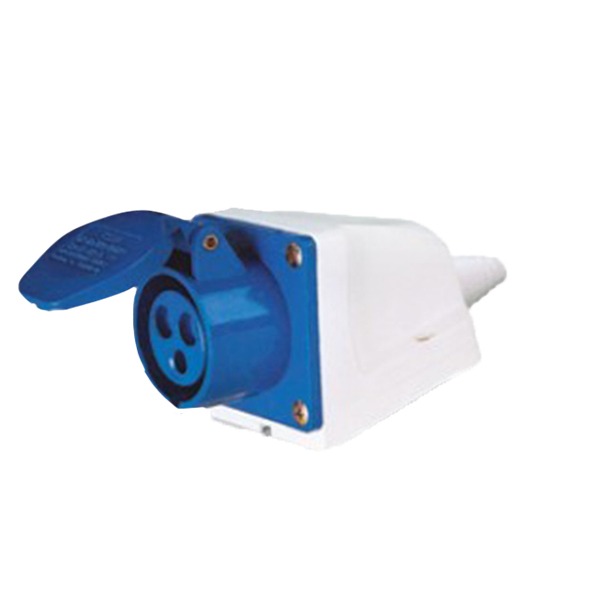 Enchufe Industrial Hembra Sobrepuesta IP44 16A 220V 2P+T (10/60) STANFORD