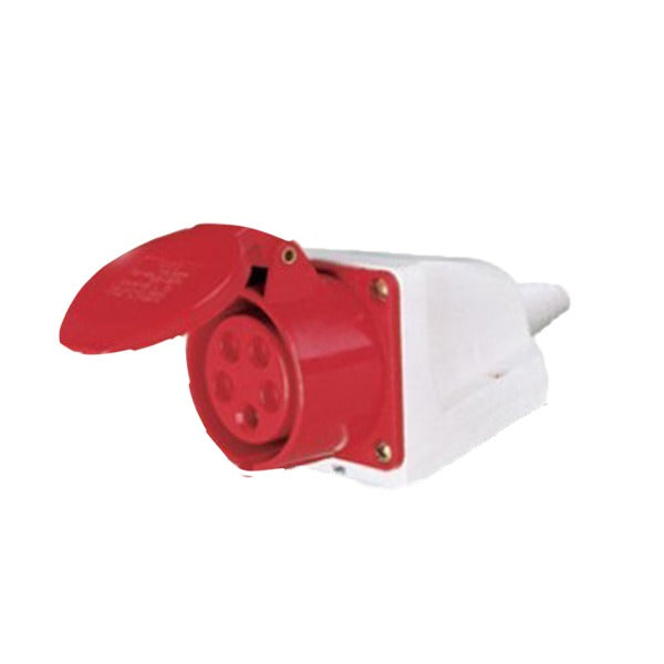 Enchufe Industrial Hembra Sobrepuesta IP44 32A 380V 3P+N+T (10/60) STANFORD