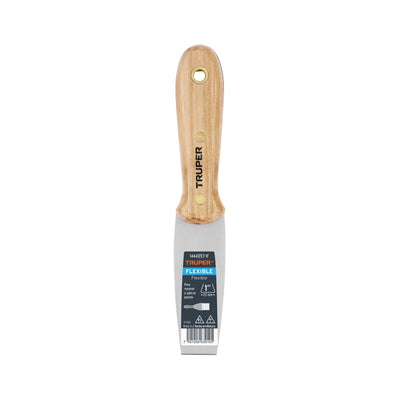 ESPATULA ACERO FLEXIBLE TRUPER 1" M/MADERA # ET-1F (14447)